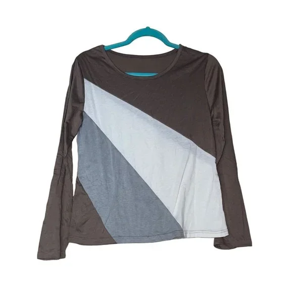 Women Long Sleeve T-shirt Spring Autumn Casual - Picture 2 of 7